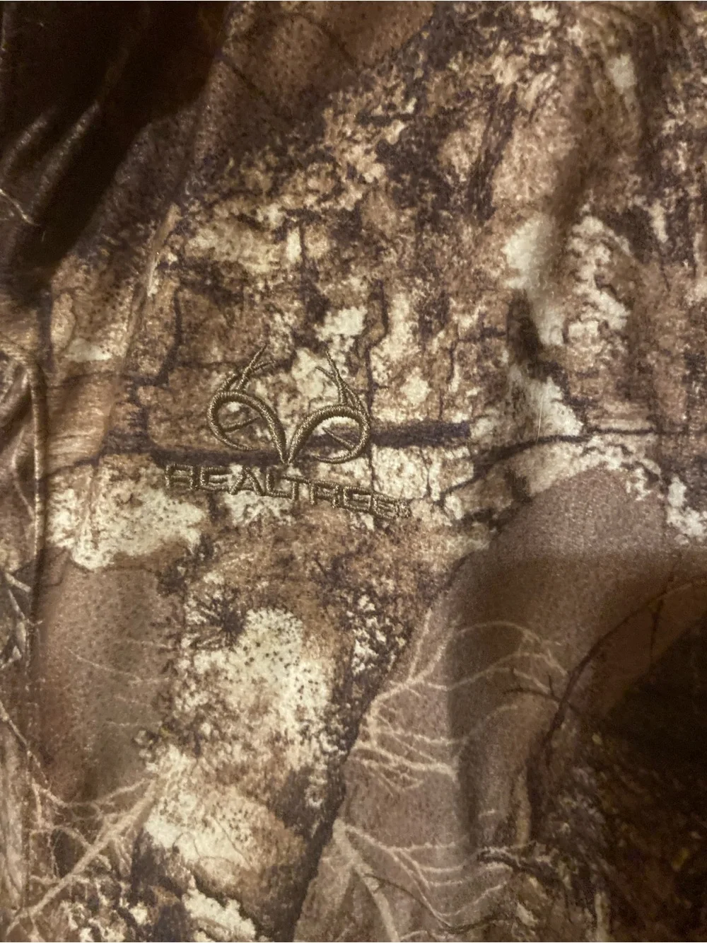Realtree Edge Camo Full-Zip Hooded Hunting Jacket Youth Large L EUC